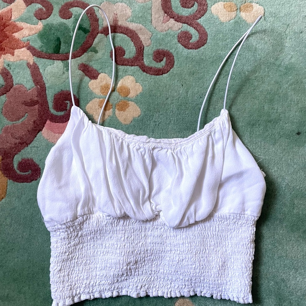 pacsun runched tank top